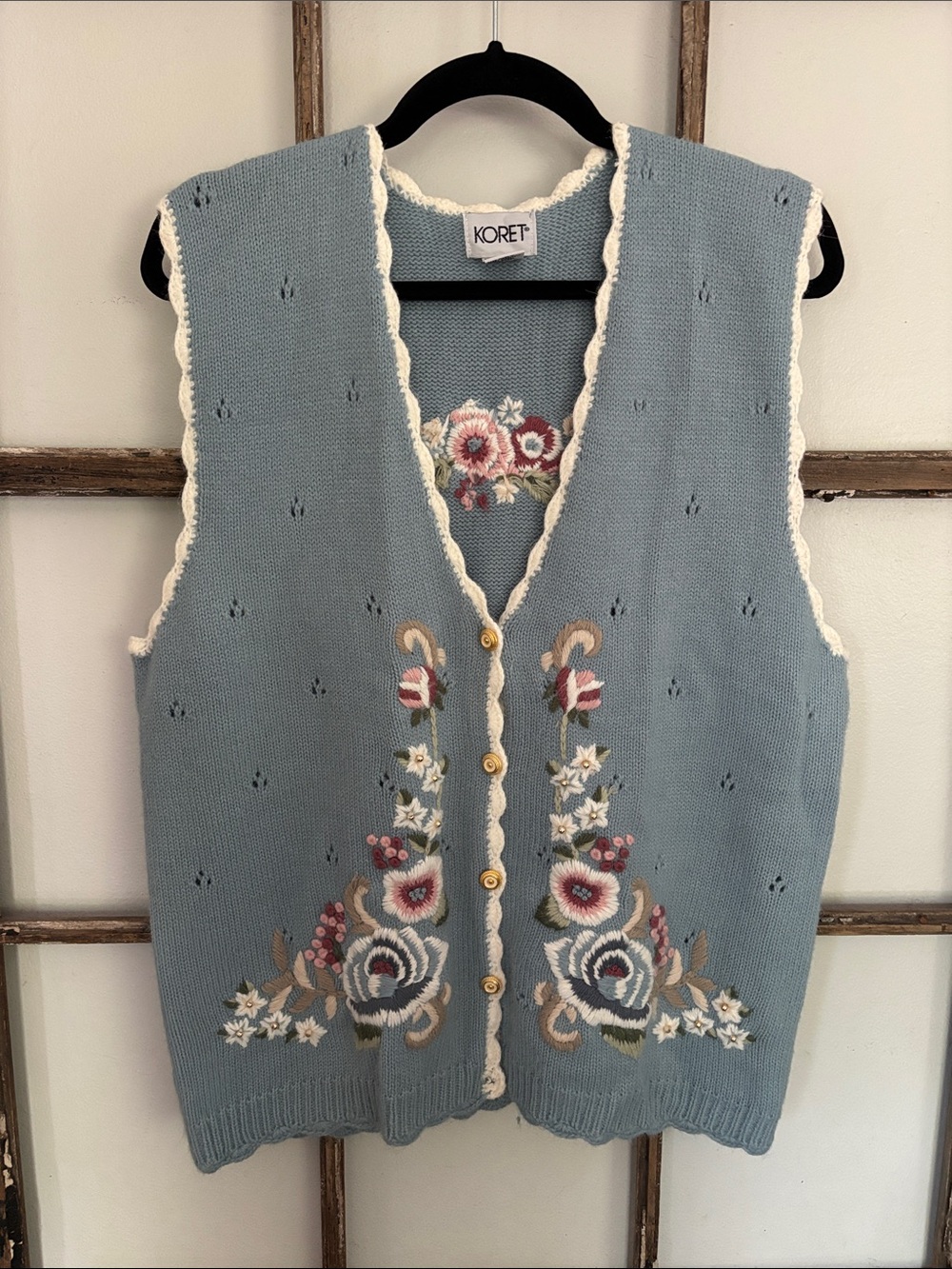 Vintage Koret granny sweater vest